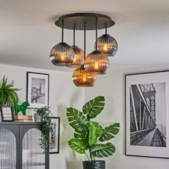 Koyoto Deckenleuchte Glas 15 Cm Blau, Gold, Kupferfarben, 5-flammig -Lampe Verkäufe koyoto deckenleuchte glas 15 cm h3964880 8