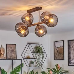 Koyoto Deckenleuchte Glas 15 Cm Rauchfarben, 6-flammig -Lampe Verkäufe koyoto deckenleuchte glas 15 cm h3979068 10