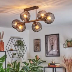 Koyoto Deckenleuchte Glas 15 Cm Rauchfarben, 6-flammig -Lampe Verkäufe koyoto deckenleuchte glas 15 cm h3979068 6