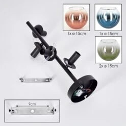 Koyoto Deckenleuchte Glas 15 Cm Blau, Gold, Klar, Kupferfarben, 4-flammig 16 Koyoto Deckenleuchte Glas 15 Cm Blau, Gold, Klar, Kupferfarben, 4-flammig -Lampe Verkäufe koyoto deckenleuchte glas 15 cm h9021193 4