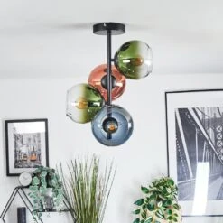 Koyoto Deckenleuchte Glas 15 Cm Blau, Gold, Klar, Kupferfarben, 4-flammig 21 Koyoto Deckenleuchte Glas 15 Cm Blau, Gold, Klar, Kupferfarben, 4-flammig -Lampe Verkäufe koyoto deckenleuchte glas 15 cm h9021193 9