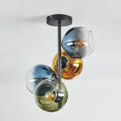 Koyoto Deckenleuchte Glas 15 Cm Blau, Gold, Grün, Klar, 4-flammig -Lampe Verkäufe koyoto deckenleuchte glas 15 cm h9021339 7