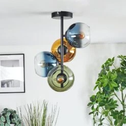 Koyoto Deckenleuchte Glas 15 Cm Blau, Gold, Grün, Klar, 4-flammig -Lampe Verkäufe koyoto deckenleuchte glas 15 cm h9021339 9