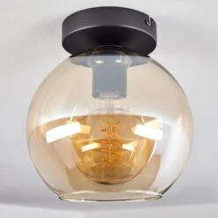 Koyoto Deckenleuchte Glas 20 Cm Bernsteinfarben, 1-flammig -Lampe Verkäufe koyoto deckenleuchte glas 20 cm h3625309 7