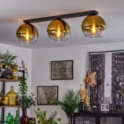 Koyoto Deckenleuchte Glas 25 Cm Gold, Klar, 3-flammig -Lampe Verkäufe koyoto deckenleuchte glas 25 cm h3626917 6