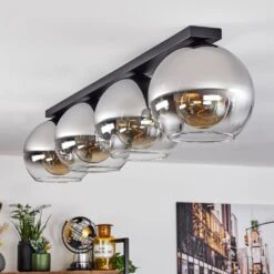 Koyoto Deckenleuchte Glas 25 Cm Chrom, Klar, Rauchfarben, 4-flammig -Lampe Verkäufe koyoto deckenleuchte glas 25 cm h3628515 9