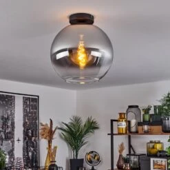 Koyoto Deckenleuchte Glas 30 Cm Chrom, Klar, Rauchfarben, 1-flammig -Lampe Verkäufe koyoto deckenleuchte glas 30 cm h3626375 8