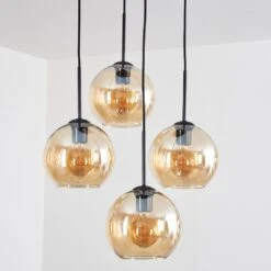 Koyoto Hängeleuchte 20 Cm Bernsteinfarben, 4-flammig -Lampe Verkäufe koyoto haengeleuchte 20 cm h3833186 7
