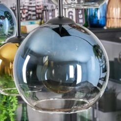 Koyoto Hängeleuchte Glas 15 Cm, 20 Cm Blau, Gold, Grün, Klar, Kupferfarben, 6-flammig -Lampe Verkäufe koyoto haengeleuchte glas 15 cm 20 cm h9016526 2