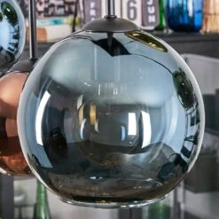 Koyoto Hängeleuchte Glas 15 Cm, 20 Cm Blau, Gold, Grün, Kupferfarben, 6-flammig -Lampe Verkäufe koyoto haengeleuchte glas 15 cm 20 cm h9019886 2