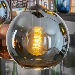 Koyoto Hängeleuchte Glas 15 Cm, 20 Cm Blau, Gold, Grün, Kupferfarben, 6-flammig -Lampe Verkäufe koyoto haengeleuchte glas 15 cm 20 cm h9019886 5