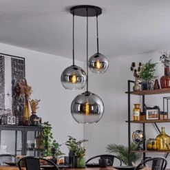 Koyoto Hängeleuchte Glas 20 Cm, 25 Cm, 30 Cm Klar, Rauchfarben, 3-flammig -Lampe Verkäufe koyoto haengeleuchte glas 20 cm 25 cm 30 cm h3625569 8