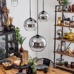 Koyoto Hängeleuchte Glas 20 Cm, 25 Cm, 30 Cm Klar, Rauchfarben, 3-flammig -Lampe Verkäufe koyoto haengeleuchte glas 20 cm 25 cm 30 cm h3625569 9