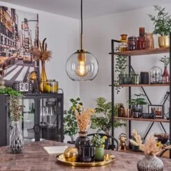 Koyoto Hängeleuchte Glas 20 Cm Gold, Schwarz, 1-flammig -Lampe Verkäufe koyoto haengeleuchte glas 20 cm h3641514 6