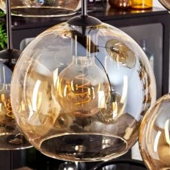 Koyoto Hängeleuchte Glas 25cm Bernsteinfarben, 8-flammig -Lampe Verkäufe koyoto haengeleuchte glas 25cm h3631911 2