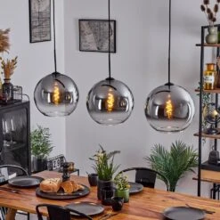 Koyoto Hängeleuchte Glas 30 Cm Klar, Rauchfarben, 3-flammig -Lampe Verkäufe koyoto haengeleuchte glas 30 cm h3622797 11