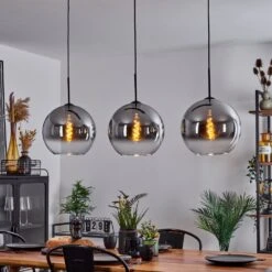 Koyoto Hängeleuchte Glas 30 Cm Klar, Rauchfarben, 3-flammig -Lampe Verkäufe koyoto haengeleuchte glas 30 cm h3622797 13