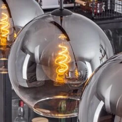 Koyoto Hängeleuchte Glas 30 Cm Klar, Rauchfarben, 3-flammig -Lampe Verkäufe koyoto haengeleuchte glas 30 cm h3622797 5