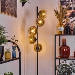 Koyoto Stehleuchte Glas 15 Cm Gold, Klar, 5-flammig -Lampe Verkäufe koyoto stehleuchte glas 15 cm h3895351 8