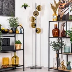 Koyoto Stehleuchte Glas 15 Cm Gold, Klar, 5-flammig -Lampe Verkäufe koyoto stehleuchte glas 15 cm h3895351 9