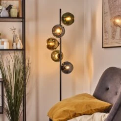 Koyoto Stehleuchte Glas 15 Cm Blau, Gold, Grün, 5-flammig -Lampe Verkäufe koyoto stehleuchte glas 15 cm h9043089 12