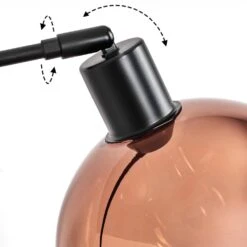 Koyoto Stehleuchte Glas 20 Cm Schwarz, 1-flammig -Lampe Verkäufe koyoto stehleuchte glas 20 cm h3943755 2