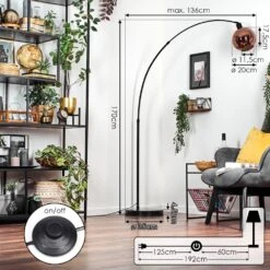 Koyoto Stehleuchte Glas 20 Cm Schwarz, 1-flammig -Lampe Verkäufe koyoto stehleuchte glas 20 cm h3943755 3