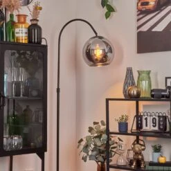 Koyoto Stehleuchte Glas 25 Cm Chrom, Rauchfarben, 1-flammig -Lampe Verkäufe koyoto stehleuchte glas 25 cm h3821725 8