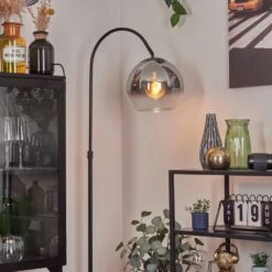 Koyoto Stehleuchte Glas 25 Cm Chrom, Klar, Rauchfarben, 1-flammig -Lampe Verkäufe koyoto stehleuchte glas 25 cm h3821749 6