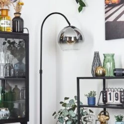 Koyoto Stehleuchte Glas 25 Cm Chrom, Klar, Rauchfarben, 1-flammig -Lampe Verkäufe koyoto stehleuchte glas 25 cm h3821749 9