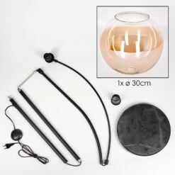 Koyoto Stehleuchte Glas 30 Cm Schwarz, 1-flammig 16 Koyoto Stehleuchte Glas 30 Cm Schwarz, 1-flammig -Lampe Verkäufe koyoto stehleuchte glas 30 cm h3898185 4