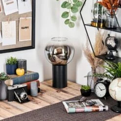 Koyoto Tischleuchte Glas 15 Cm Chrom, Klar, Rauchfarben, 1-flammig -Lampe Verkäufe koyoto tischleuchte glas 15 cm h3852026 9