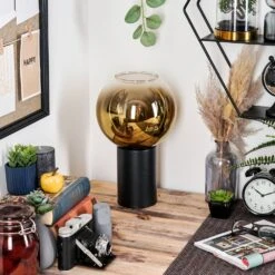 Koyoto Tischleuchte Glas 20 Cm Gold, Klar, 1-flammig -Lampe Verkäufe koyoto tischleuchte glas 20 cm h3851203 9