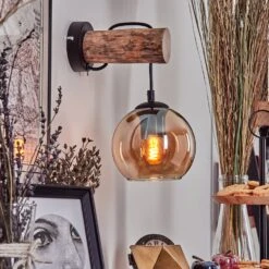 Koyoto Wandleuchte Glas 15 Cm Naturfarben, Schwarz, 1-flammig -Lampe Verkäufe koyoto wandleuchte glas 15 cm h3759776 6