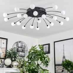 Lacosse Deckenleuchte LED Schwarz, 21-flammig -Lampe Verkäufe lacosse deckenleuchte h3642481 11