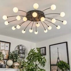 Lacosse Deckenleuchte LED Schwarz, 21-flammig -Lampe Verkäufe lacosse deckenleuchte h3642481 6