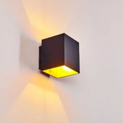 Laforsen Wandleuchte Gold, Schwarz, 1-flammig -Lampe Verkäufe laforsen wandleuchte h3160398 do1 10