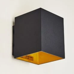 Laforsen Wandleuchte Gold, Schwarz, 1-flammig -Lampe Verkäufe laforsen wandleuchte h3160398 do1 15