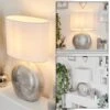 Lahnus  Tischleuchte Silber, 1-flammig -Lampe Verkäufe lahnus tischleuchte h3613511 0