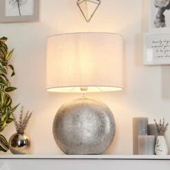 Lahnus  Tischleuchte Silber, 1-flammig -Lampe Verkäufe lahnus tischleuchte h3613511 10