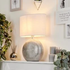 Lahnus  Tischleuchte Silber, 1-flammig -Lampe Verkäufe lahnus tischleuchte h3613511 6