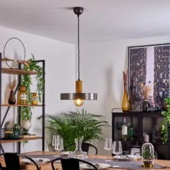 Lakewood Hängeleuchte Dunkelbraun, Nickel-Matt, 1-flammig -Lampe Verkäufe lakewood haengeleuchte h3545379 6