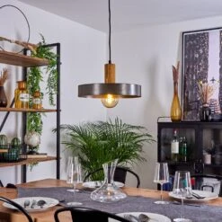 Lakewood Hängeleuchte Dunkelbraun, Nickel-Matt, 1-flammig -Lampe Verkäufe lakewood haengeleuchte h3545379 8