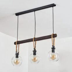 Landrienne Pendelleuchte Braun, Naturfarben, Schwarz, 3-flammig -Lampe Verkäufe landrienne pendelleuchte h3545416 7