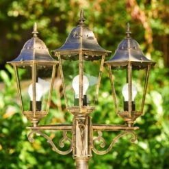Langsele Kandelaber Braun, Gold, 3-flammig -Lampe Verkäufe langsele kandelaber h3022870 9