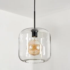 Lauden Hängeleuchte Glas 25cm Klar, 1-flammig -Lampe Verkäufe lauden haengeleuchte glas 25cm h3707463 7