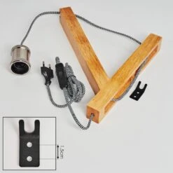 Laveille Wandleuchte Naturfarben, Nickel-Matt, 1-flammig -Lampe Verkäufe laveille wandleuchte h3547601 4