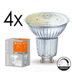 LED GU10 4er Set 5Watt 2700 Kelvin 350 Lumen
