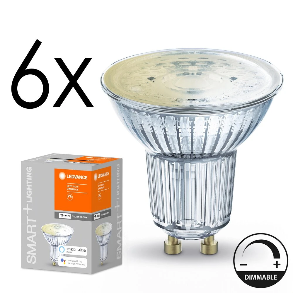 LED GU10 6er Set 5Watt 2700 Kelvin 350 Lumen 3 LED GU10 6er Set 5Watt 2700 Kelvin 350 Lumen