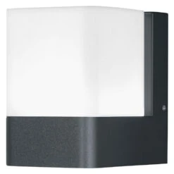 LEDVANCE CUBE Aussenwandleuchte Grau, 1-flammig, Farbwechsler -Lampe Verkäufe ledvance cube aussenwandleuchte 4058075478114 2